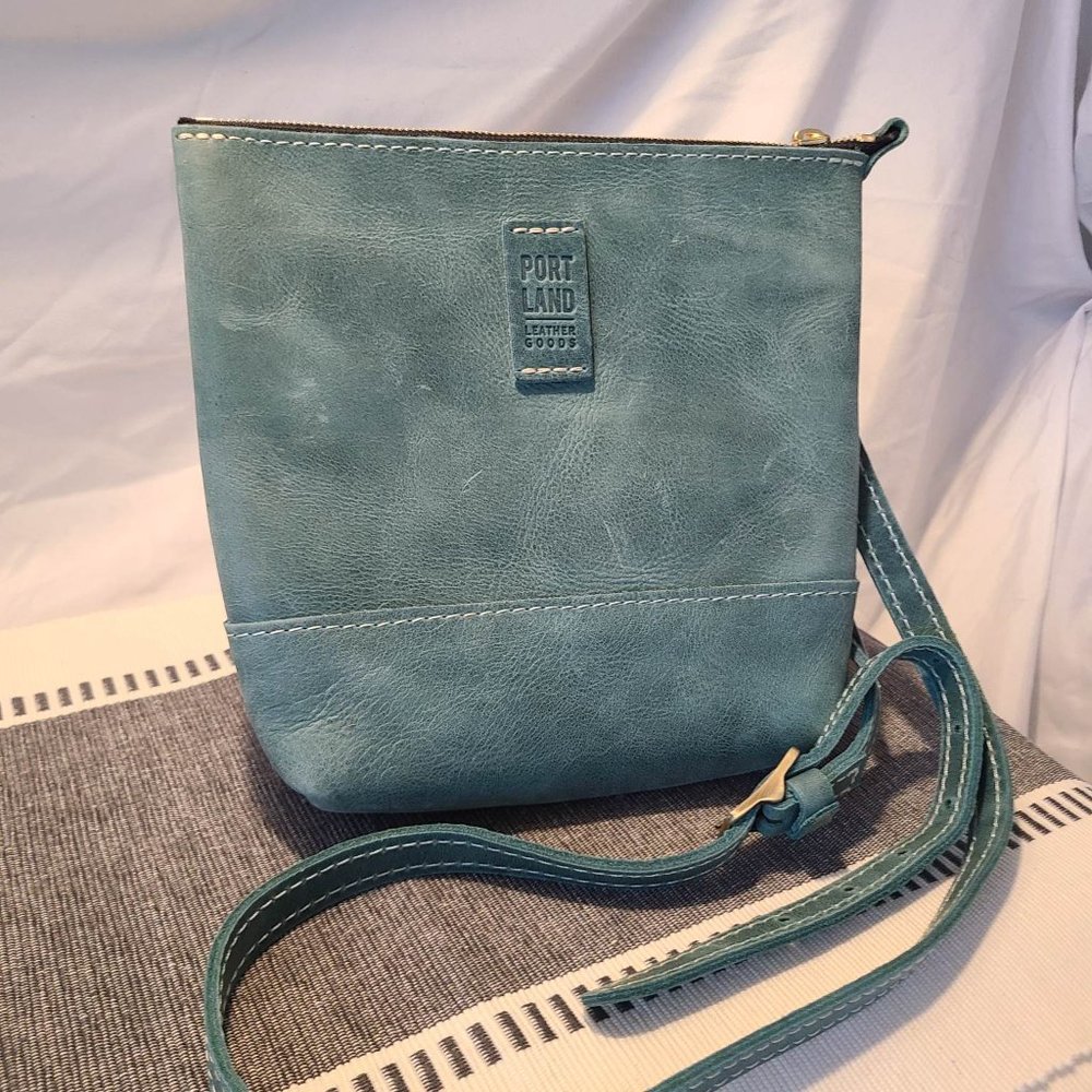Portland Leather Goods Festival Crossbody bag in SURF